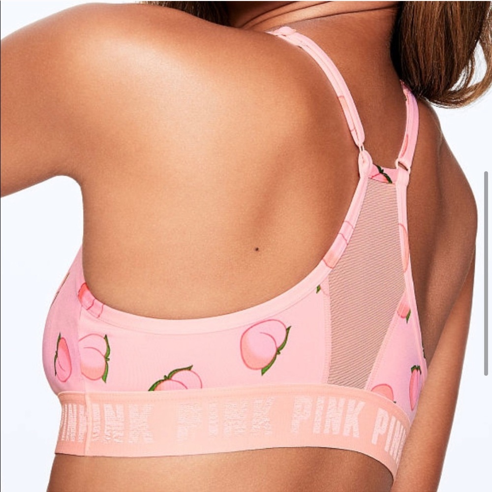 *SOLD*Victorias Secret Peach Sports Bra - Picture 4 of 8
